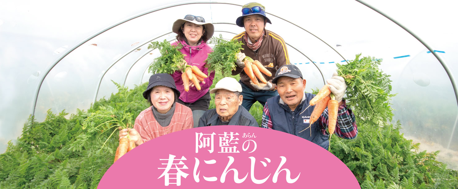 阿藍(あらん)の春にんじん