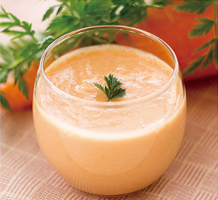 阿藍のにんじんスムージー